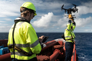 Drones that detect pollution sources